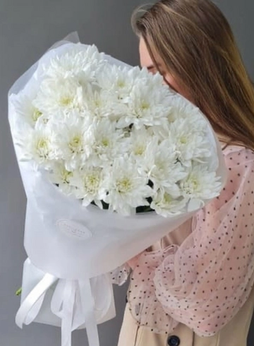 Букет &laquo;Пушистая хризантема&raquo; от интернет-магазина цветов в 