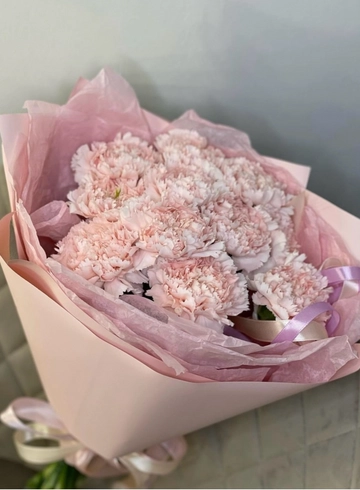 Букет &laquo;Розовые диантусы&raquo; от интернет-магазина цветов в 