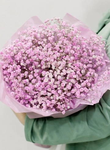 Букет &laquo;Розовая гипсофила&raquo; от интернет-магазина цветов в 