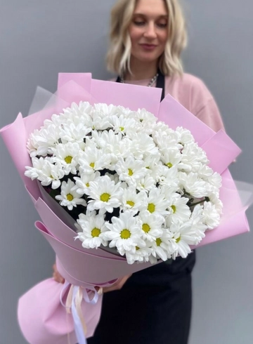 Букет хризантем «Незабываемый» от интернет-магазина цветов в 