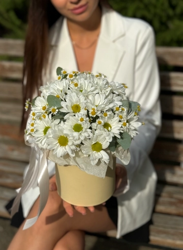 Бокс «Микс Ромашек» от интернет-магазина цветов в 