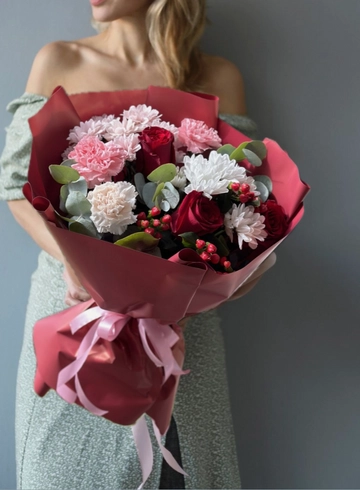 Букет «Красный бархат» от интернет-магазина цветов в 