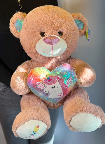 Медведь с сердечком  от интернет-магазина цветов в 