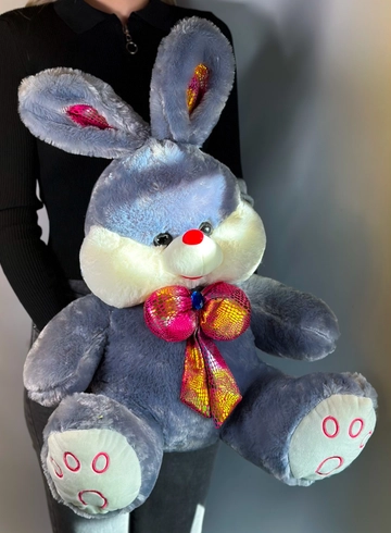 Серый зайчик  от интернет-магазина цветов в 