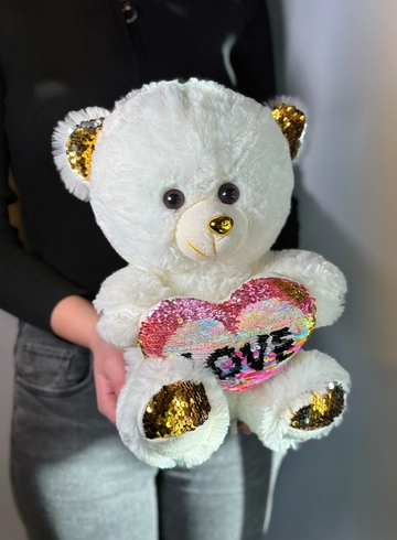 Медвежонок сердце &laquo;Love&raquo; от интернет-магазина цветов в 