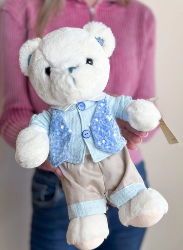 Медвежонок в костюме  от интернет-магазина цветов в 