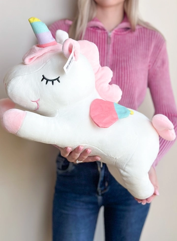 Большой белый единорог  от интернет-магазина цветов в 