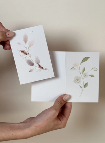 Открытка - книжка для больших посланий от интернет-магазина цветов в 