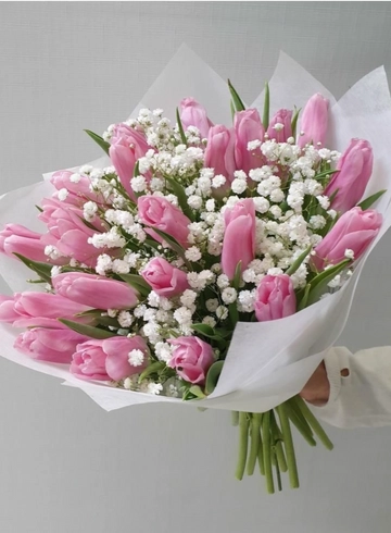 Букет тюльпанов # 17 от интернет-магазина цветов в 