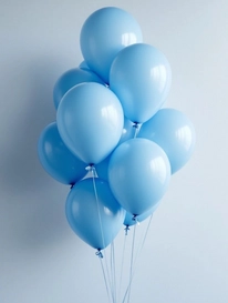 Фонтан из 11 голубых Шаров  от интернет-магазина «» в 