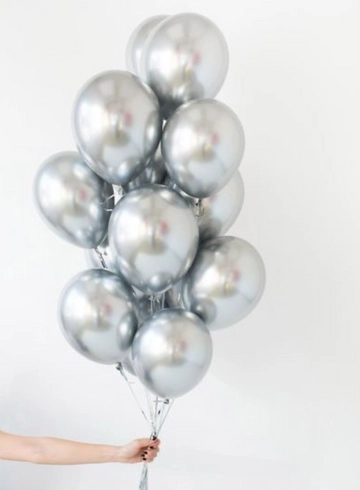 Фонтан 15 Шаров серебро  от интернет-магазина цветов в 