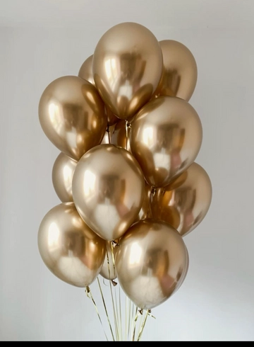 Фонтан 15 Шаров Золото  от интернет-магазина цветов в 