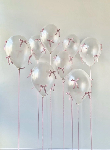 9 Шаров с бантиками  от интернет-магазина цветов в 